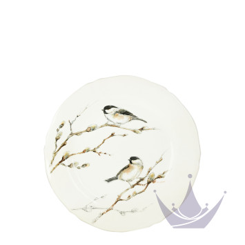Тарелка закусочная 23,2см коллекции Les Oiseaux De La Foret бренда Gien