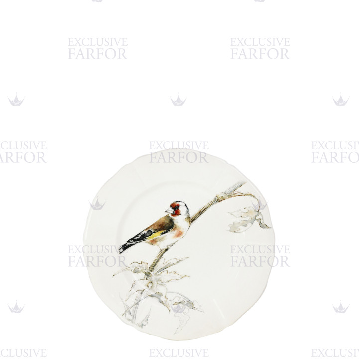 Тарелка десертная 16,3см коллекции Les Oiseaux De La Foret бренда Gien