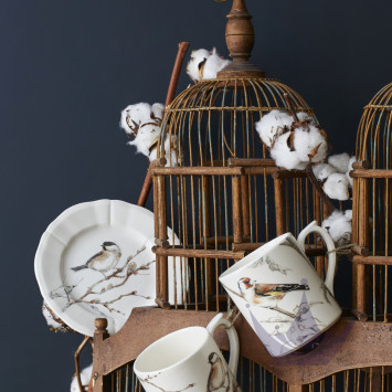 Тарелка десертная 16,3см, 4шт. коллекции Les Oiseaux De La Foret бренда Gien