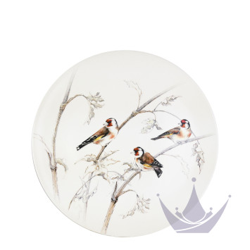 Блюдо для пирога круглое 30см коллекции Les Oiseaux De La Foret бренда Gien