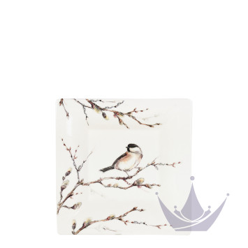 Чаша квадратная 17см коллекции Les Oiseaux De La Foret бренда Gien