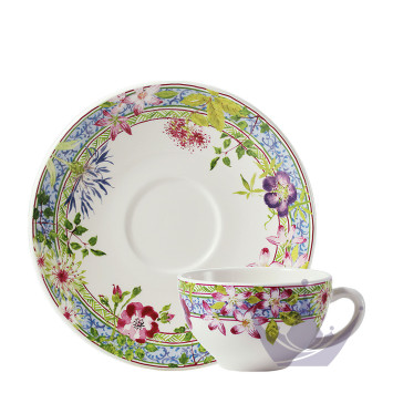 Чашка для завтрака с блюдцем 0,26л, 2шт. коллекции Millefleurs бренда Gien