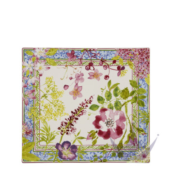 Блюдо прямоугольное 29,5х26,5см коллекции Millefleurs бренда Gien