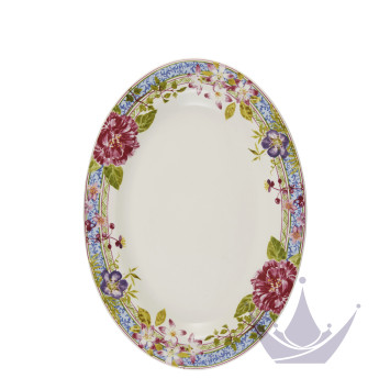 Блюдо овальное 37см коллекции Millefleurs бренда Gien