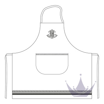 Фартук 82х77см коллекции Monogramme бренда Gien