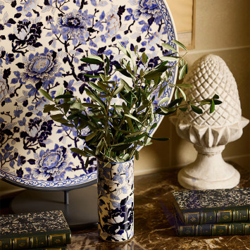 Ваза 20см коллекции Pivoines Bleues бренда Gien