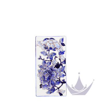 Блюдо прямоугольное 19,3х10см коллекции Pivoines Bleues бренда Gien