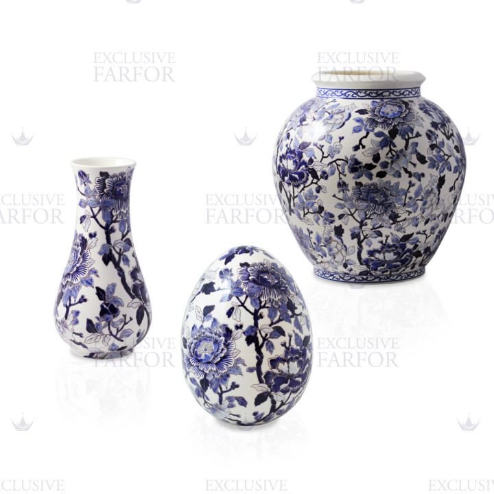 Коллекция Pivoines Bleues бренда Gien