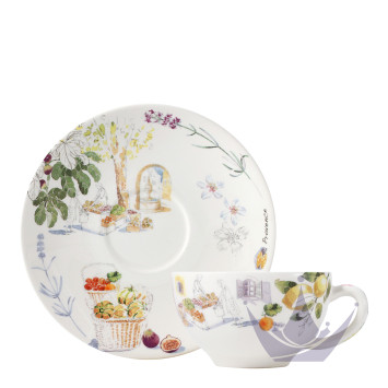 Чашка для завтрака с блюдцем 0,26л, 2шт. коллекции Provence бренда Gien