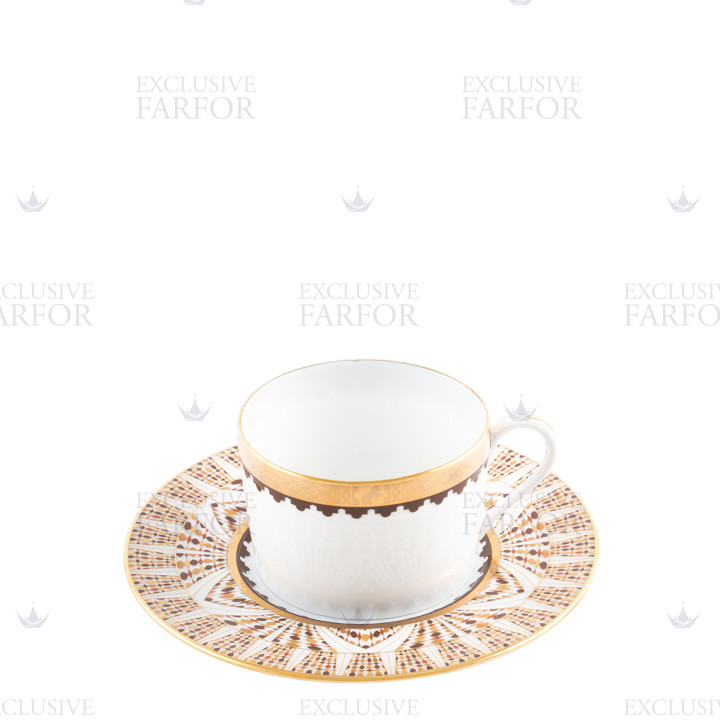 Чашка чайная с блюдцем 0,14л коллекции Cavalier Royal бренда Haviland