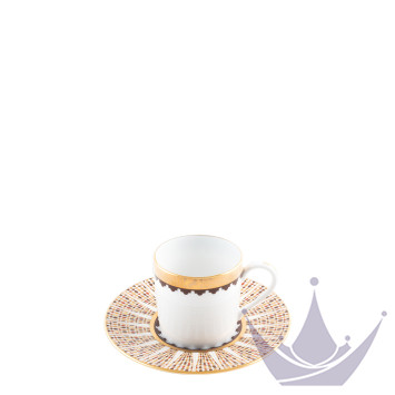 Чашка кофейная с блюдцем 0,08л коллекции Cavalier Royal бренда Haviland