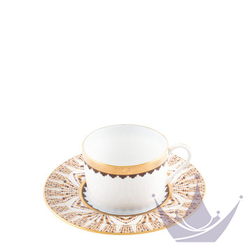 Чашка чайная с блюдцем 0,15л коллекции Cavalier Royal бренда Haviland