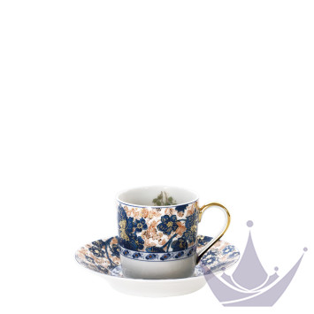 Чашка кофейная с блюдцем 0,08л коллекции Dammouse бренда Haviland