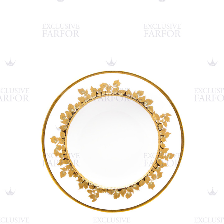 Тарелка суповая 23,5см коллекции Feuille D'or бренда Haviland