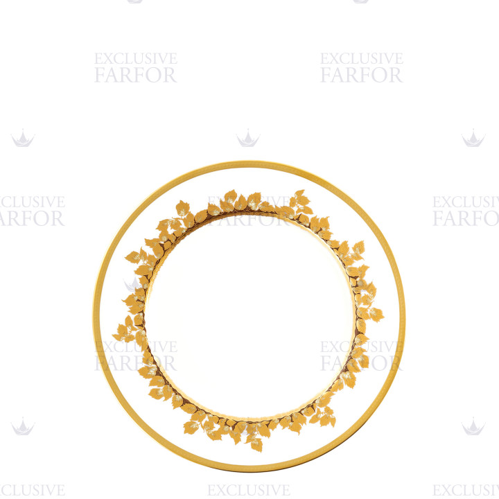 Тарелка закусочная 22см коллекции Feuille D'or бренда Haviland