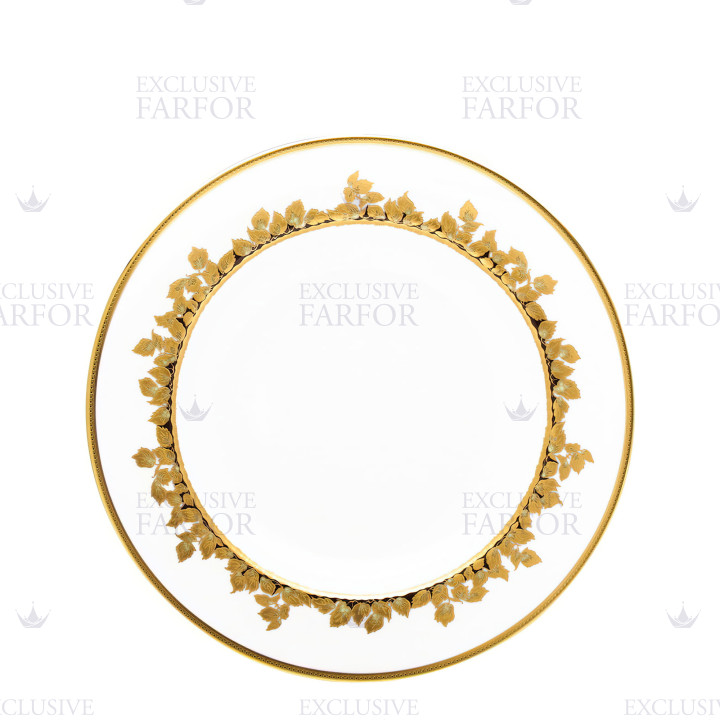 Тарелка подстановочная 31,5см коллекции Feuille D'or бренда Haviland
