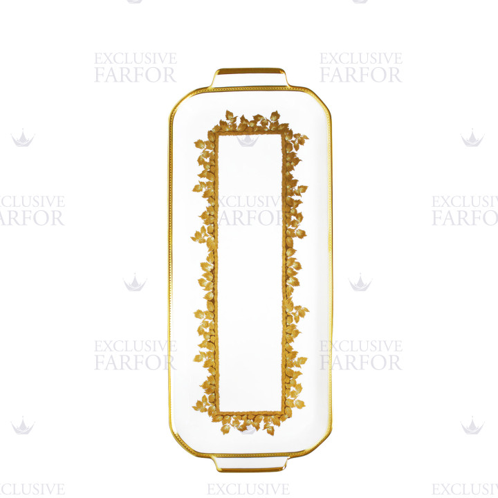 Блюдо для пирога 39х15,5см коллекции Feuille D'or бренда Haviland