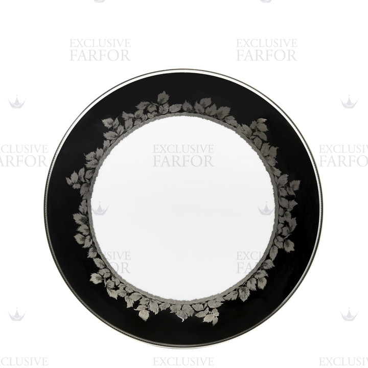 Тарелка тортовая 31,5см коллекции Feuille De Platine бренда Haviland