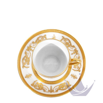 Чашка кофейная с блюдцем 0,08л коллекции Imperator бренда Haviland