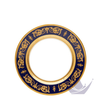 Тарелка главная 28см коллекции Imperator Bleu de Four бренда Haviland
