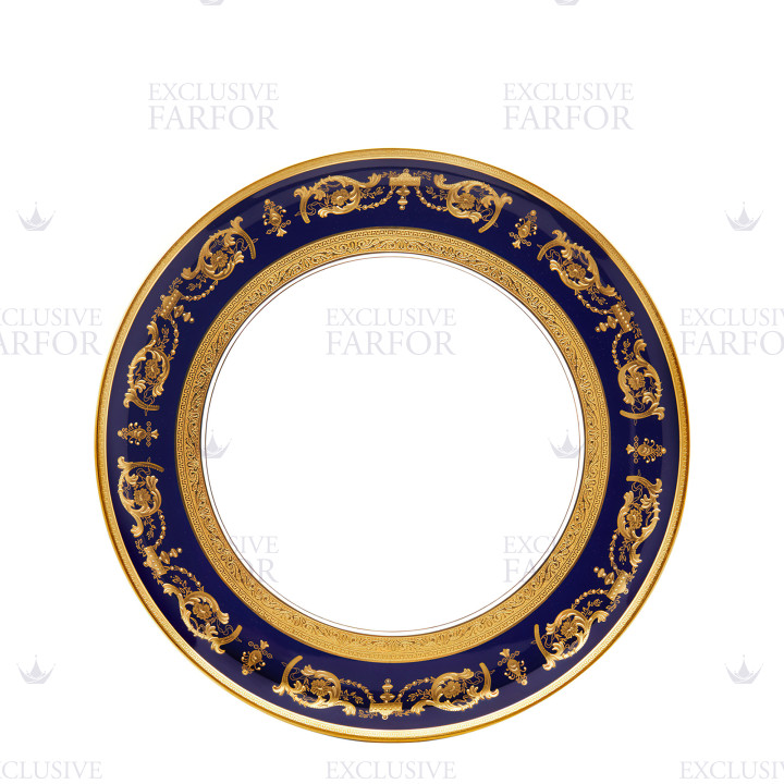 Тарелка тортовая 31,5см коллекции Imperator Bleu de Four бренда Haviland