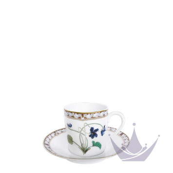 Чашка кофейная с блюдцем 0,075л коллекции Imperatrice Eugenie бренда Haviland