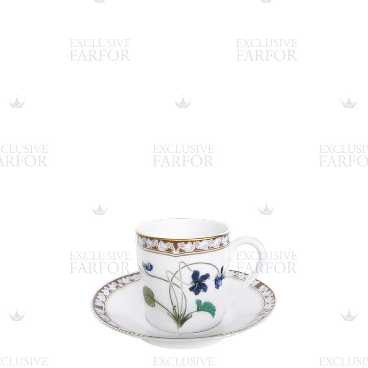 Чашка кофейная с блюдцем 0,075л коллекции Imperatrice Eugenie бренда Haviland