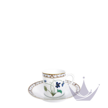 Чашка эспрессо с блюдцем 0,055л коллекции Imperatrice Eugenie бренда Haviland