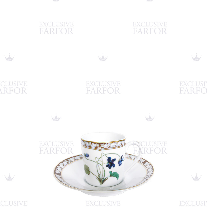 Чашка эспрессо с блюдцем 0,055л коллекции Imperatrice Eugenie бренда Haviland