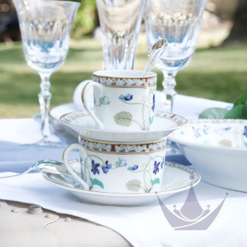 Чашка эспрессо с блюдцем 0,055л коллекции Imperatrice Eugenie бренда Haviland