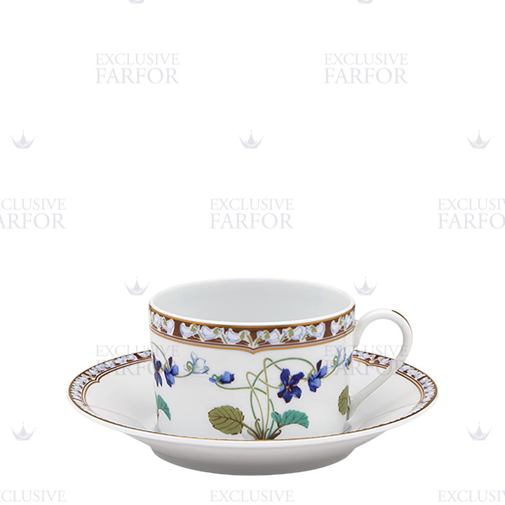 Чашка чайная с блюдцем 0,14л коллекции Imperatrice Eugenie бренда Haviland