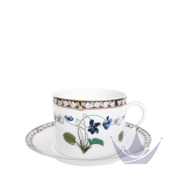 Чашка для завтрака с блюдцем 0,3л коллекции Imperatrice Eugenie бренда Haviland