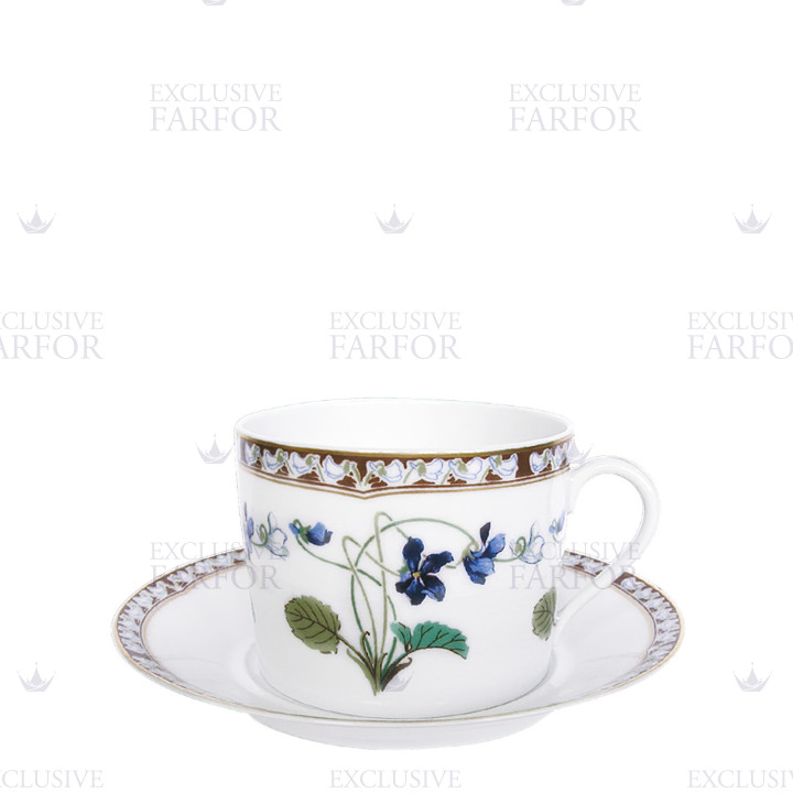 Чашка для завтрака с блюдцем 0,3л коллекции Imperatrice Eugenie бренда Haviland
