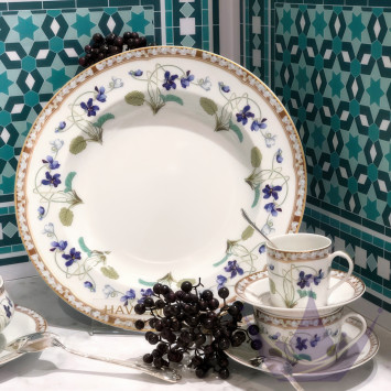Тарелка суповая 22,5см коллекции Imperatrice Eugenie бренда Haviland