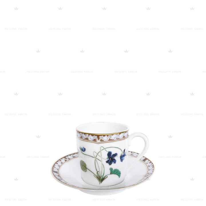 Чашка кофейная с блюдцем 0,08л коллекции Imperatrice Eugenie бренда Haviland