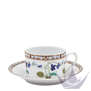 Чашка чайная с блюдцем 0,15л коллекции Imperatrice Eugenie бренда Haviland