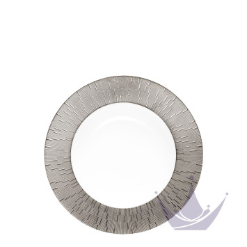 Тарелка суповая 23см коллекции Infini Platine бренда Haviland