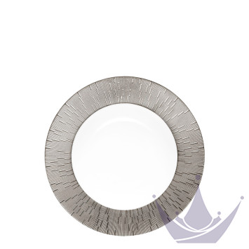 Тарелка суповая 23см коллекции Infini Platine бренда Haviland