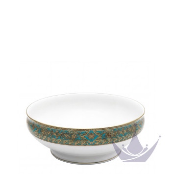 Салатник 27,5см коллекции Matignon Bleu Piscine Or бренда Haviland