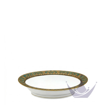 Чаша для овощей 23,5см коллекции Matignon Bleu Piscine Or бренда Haviland