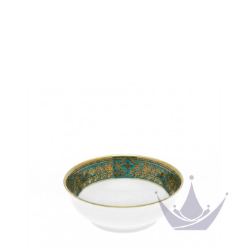 Чаша для фруктов 12см коллекции Matignon Bleu Piscine Or бренда Haviland