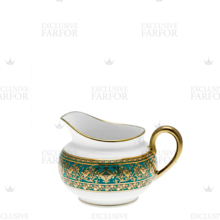 Молочник 0,21л коллекции Matignon Bleu Piscine Or бренда Haviland