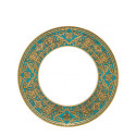 Тарелка подстановочная 31,5см коллекции Matignon Bleu Piscine Or бренда Haviland