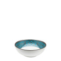 Чаша для мюсли 14см коллекции Matignon Bleu Piscine Platin бренда Haviland