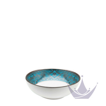 Чаша для мюсли 14см коллекции Matignon Bleu Piscine Platin бренда Haviland