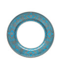 Тарелка подстановочная 31,5см коллекции Matignon Bleu Piscine Platin бренда Haviland