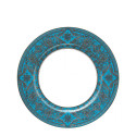 Тарелка сервировочная 31см коллекции Matignon Bleu Piscine Platin бренда Haviland