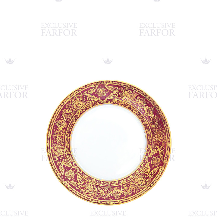 Тарелка закусочная 19см коллекции Matignon Cerise Or бренда Haviland