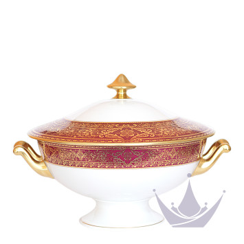 Супница 2л коллекции Matignon Cerise Or бренда Haviland