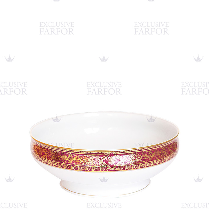 Салатник 27,5см коллекции Matignon Cerise Or бренда Haviland